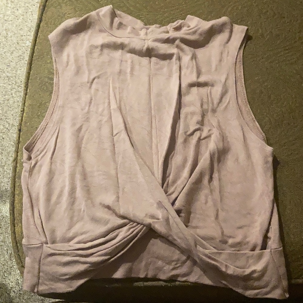 Rose colored topshop tank